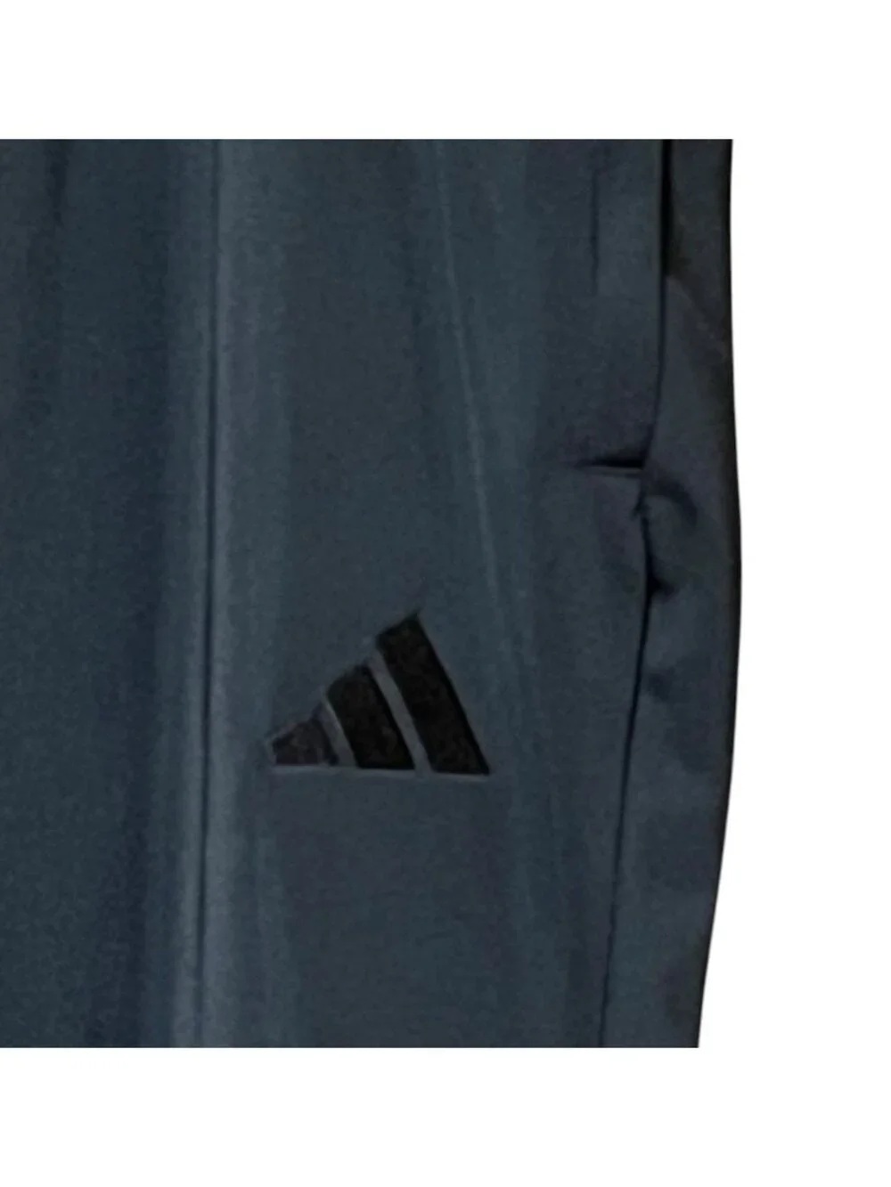 Adidas Men 2XL Black Tricot Track Pants NWT Zip Sporty Minimalist Streetwear